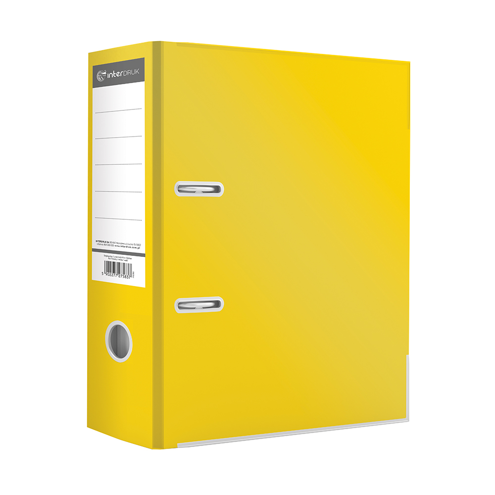 Segregator A4/75 żółty Interdruk